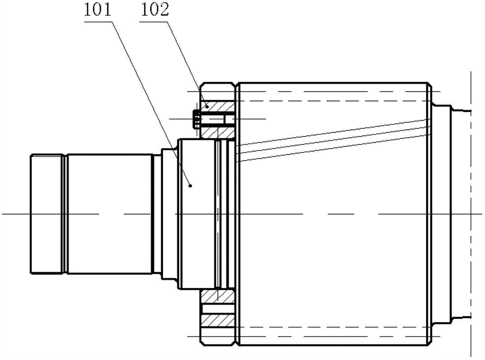 A gear transmission mechanism for eliminating backlash