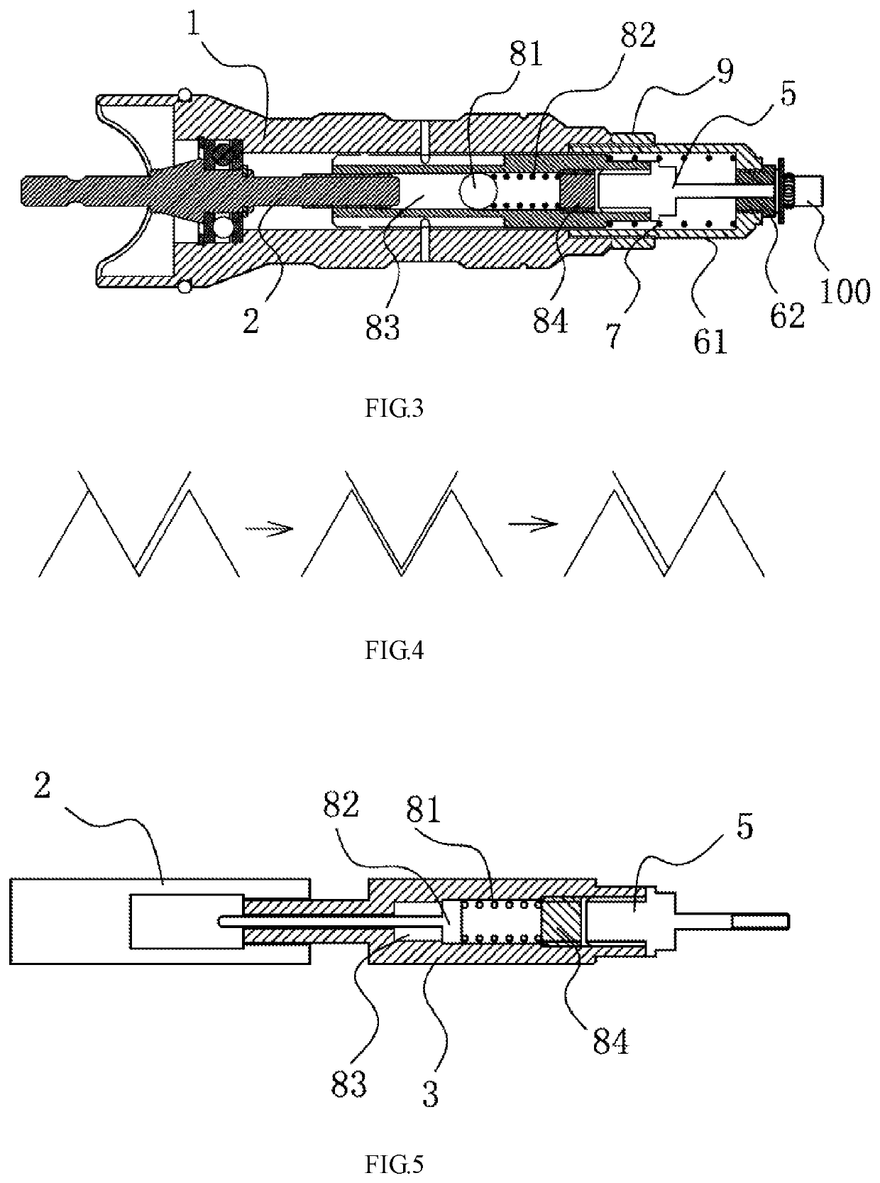 Riveting tool accessory and riveting tool