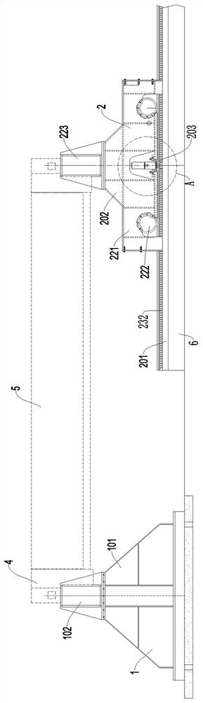 Numerical control assembling platform for crane main beam