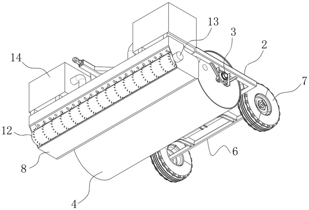 Asphalt pavement rolling device based on municipal road engineering