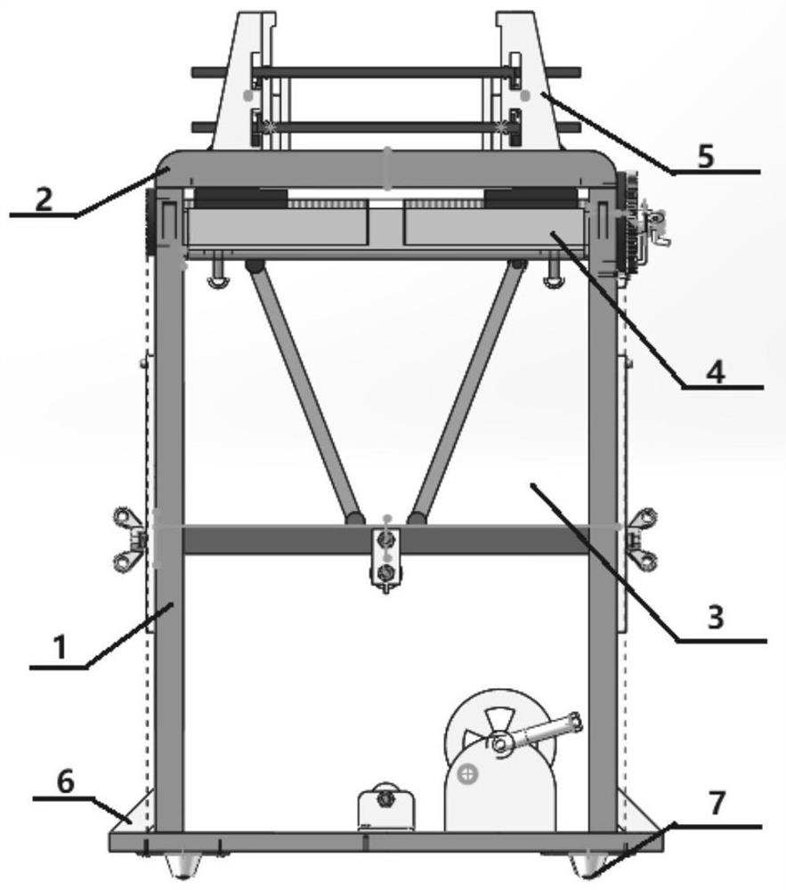 A stacking device for proton exchange membrane fuel cells