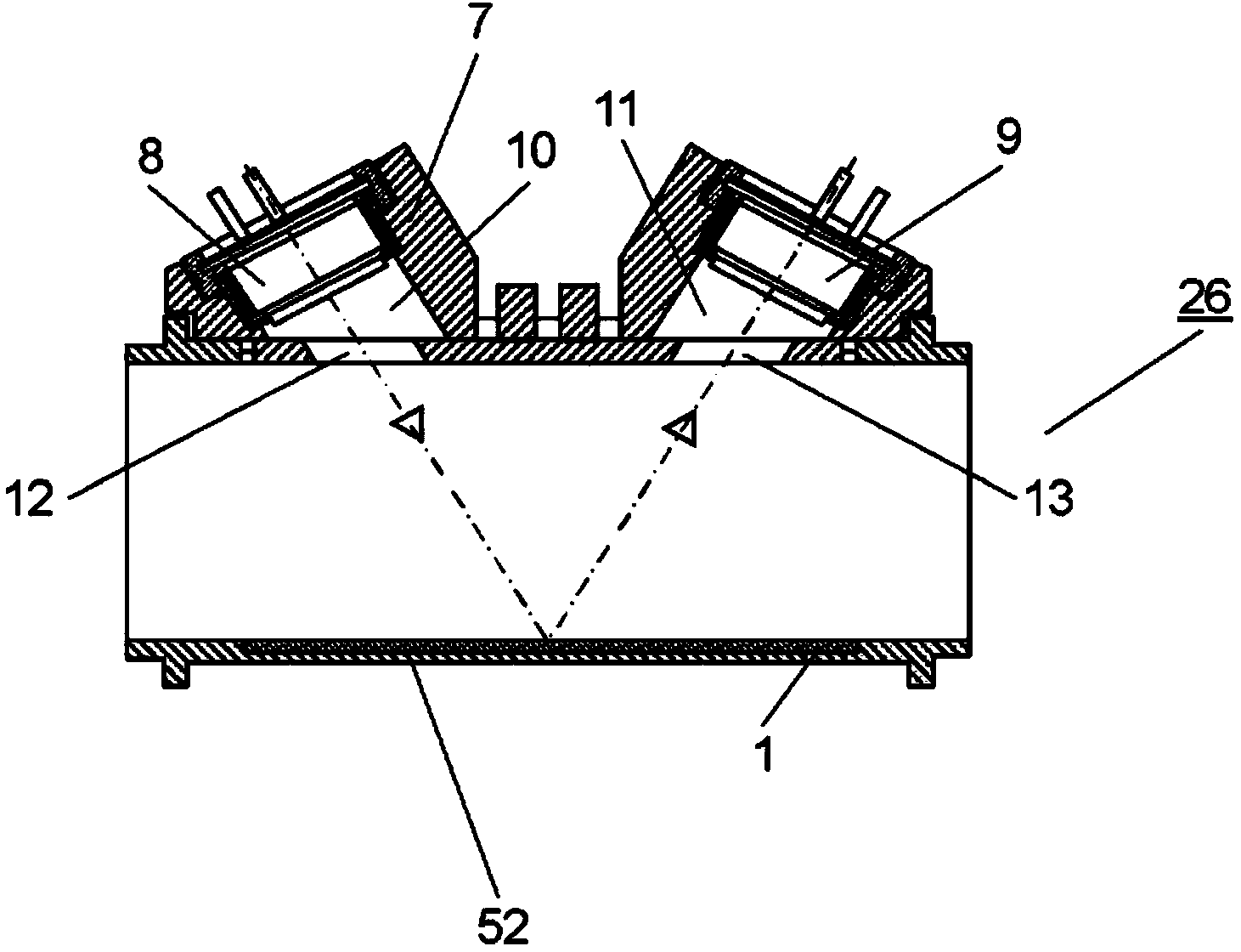 Ultrasonic flow rate measurement device