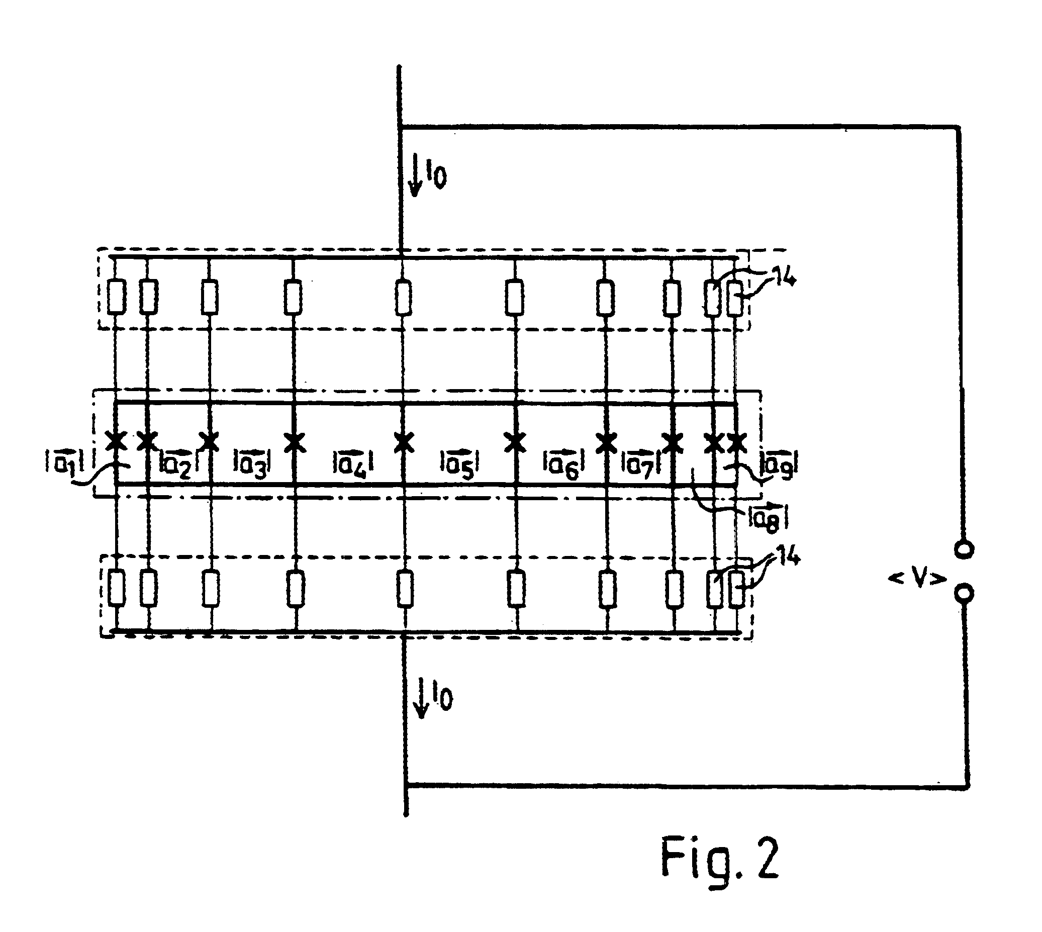 Device for high-resolution measurement of magnetic fields