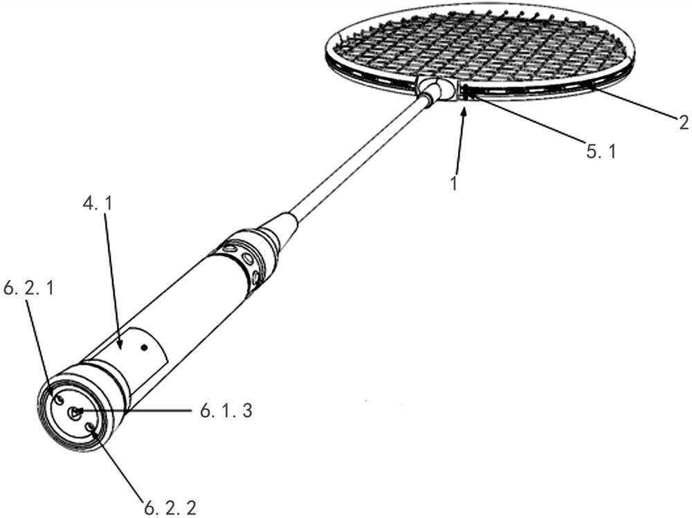 Badminton racket with adjustable string weight and string weight adjustment device