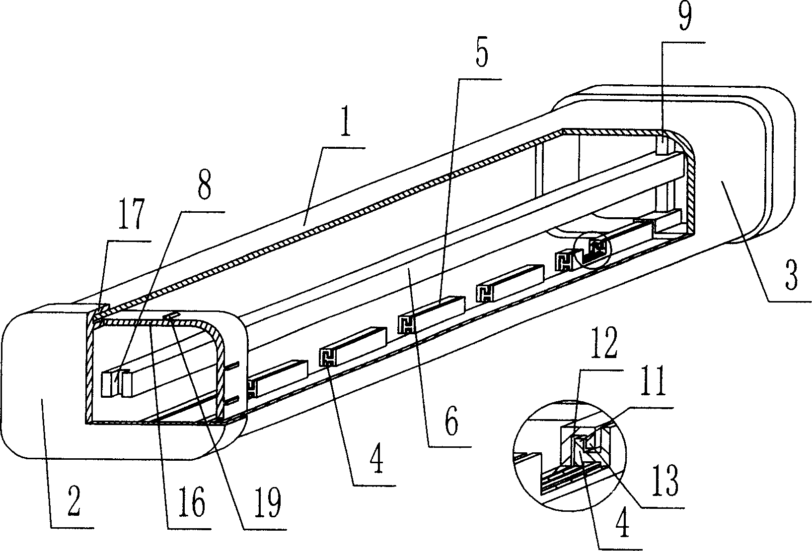 Plastic pipe with thin wall