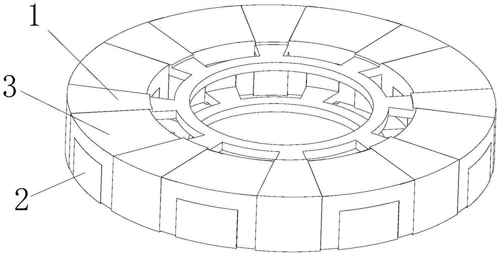 A rotor of a disc permanent magnet motor and a disc permanent magnet motor using the same