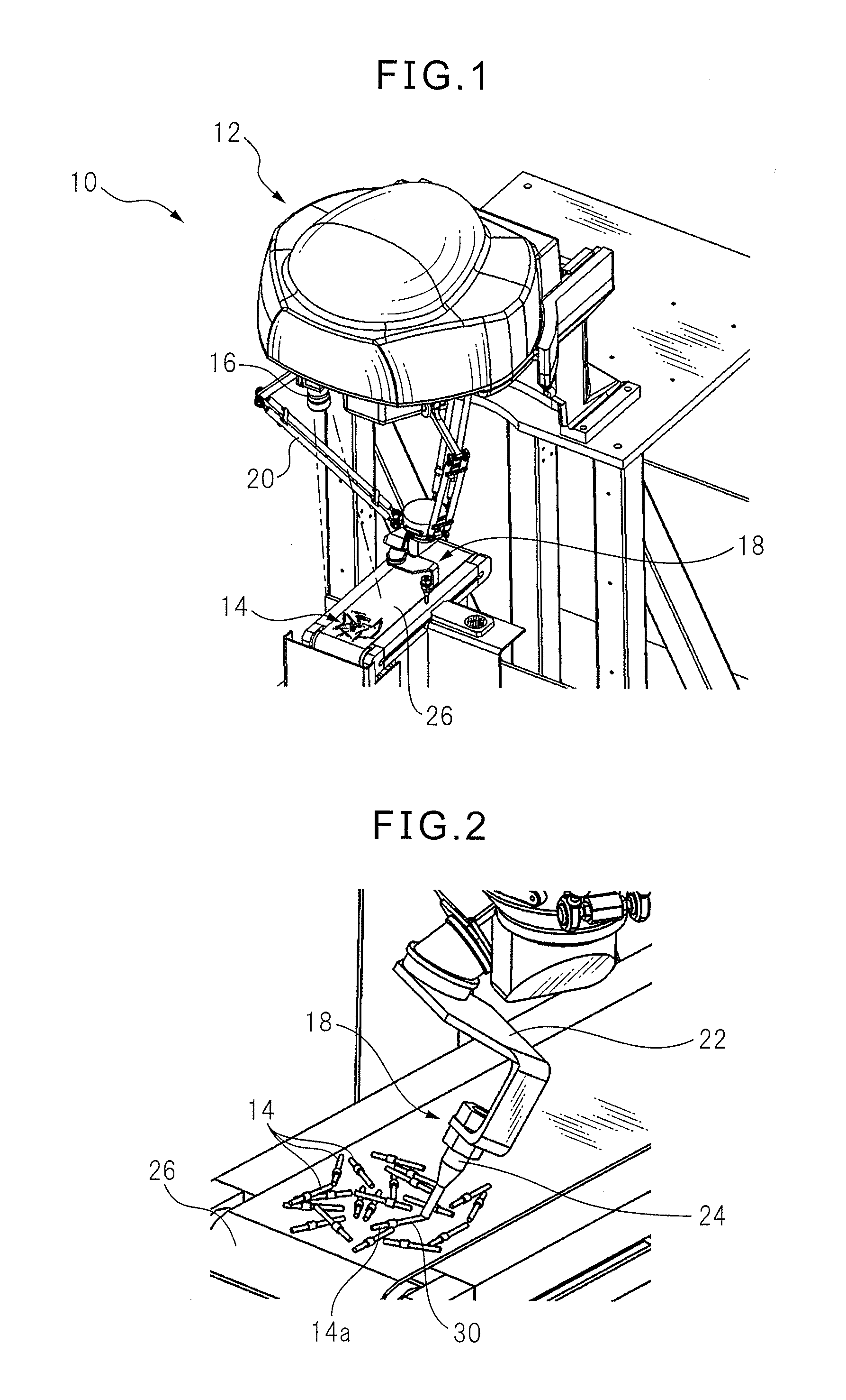 Conveying device for rod