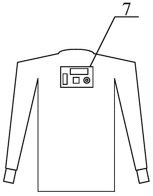 A piece of novel multifunctional detection monitoring underwear