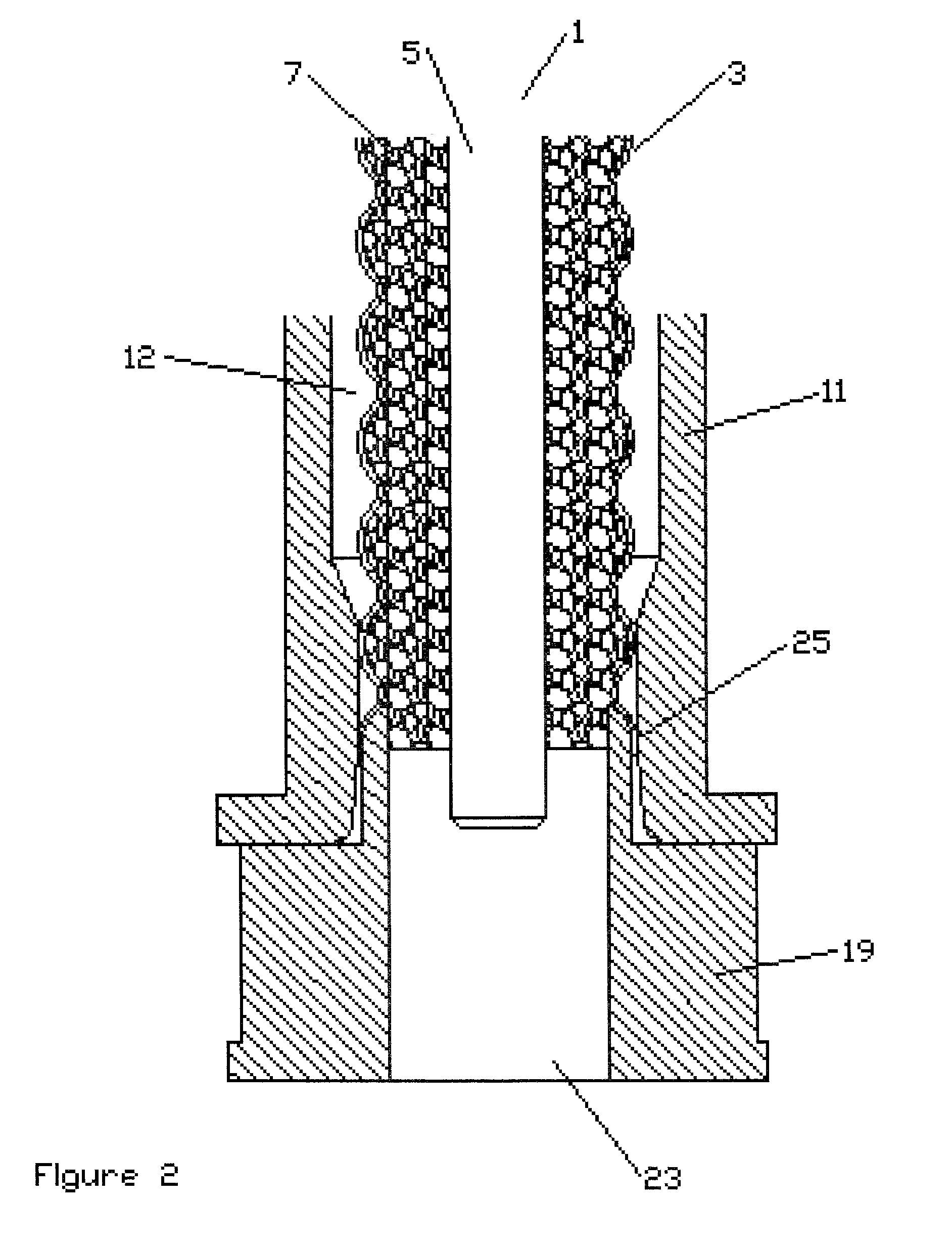 Connector and Coaxial Cable with Outer Conductor Cylindrical Section Axial Compression Connection