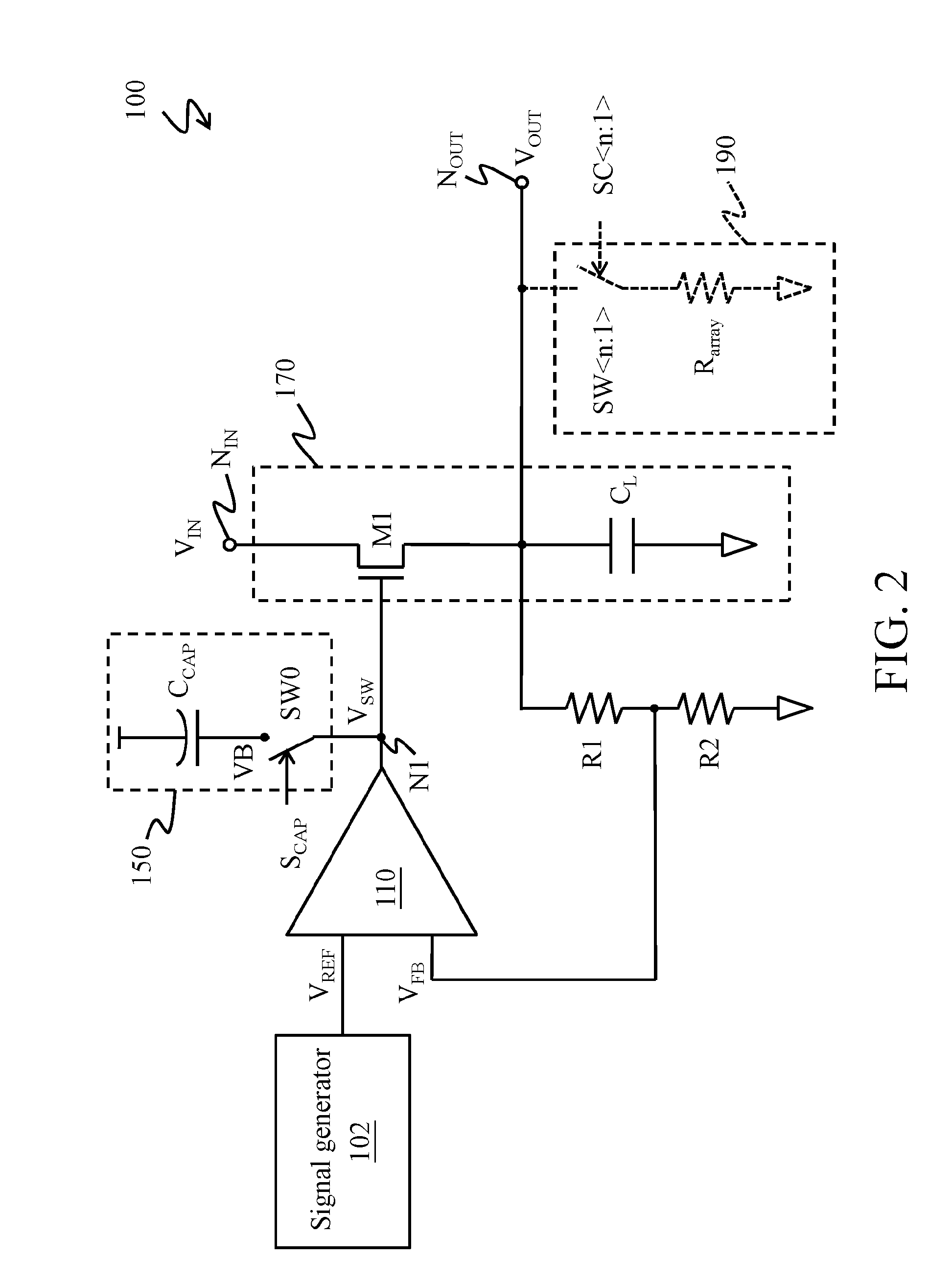 Voltage regulating circuit and method thereof