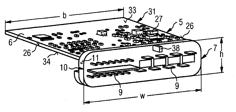 Electronic device having a can housing and method for producing the same
