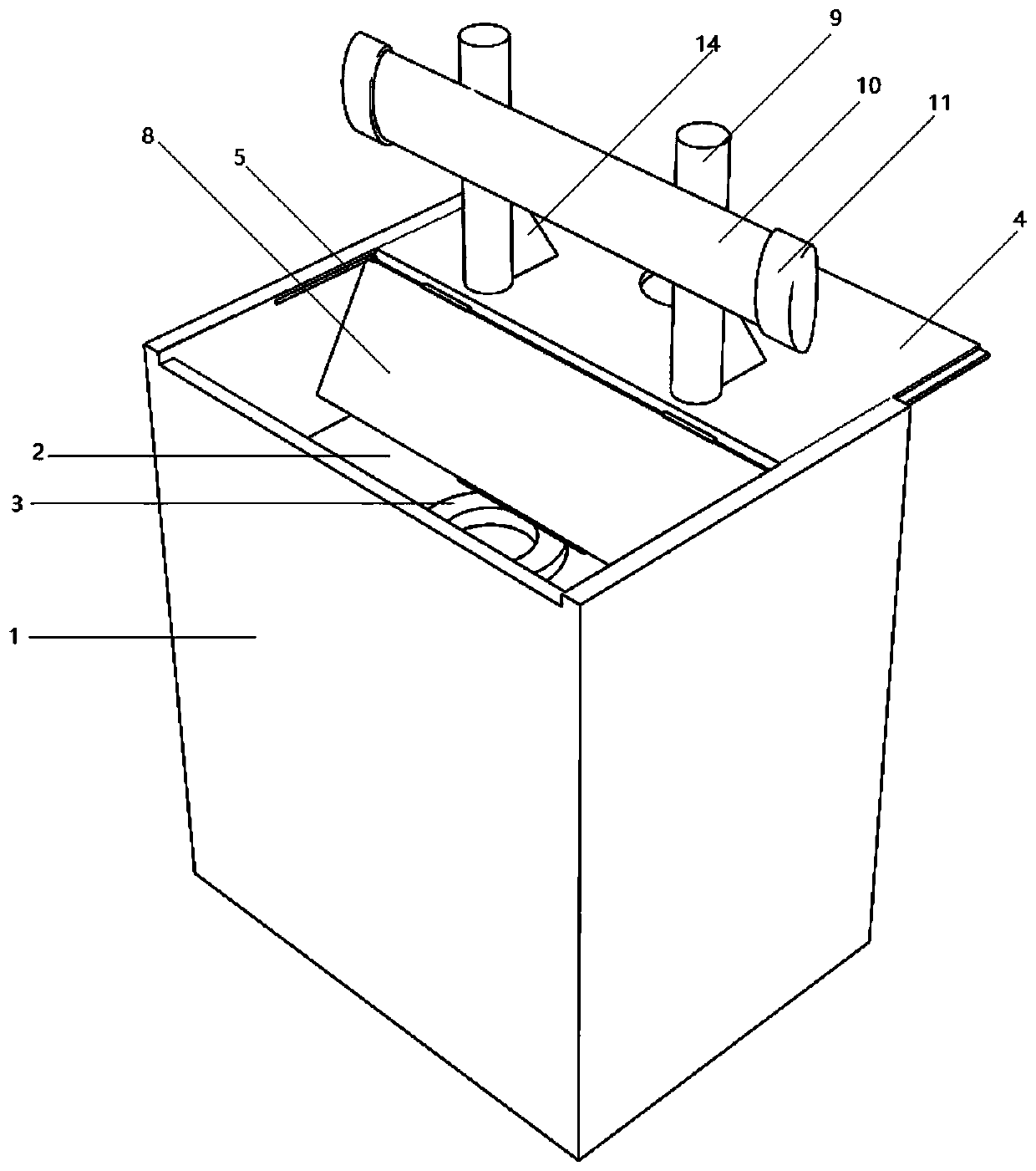 A road and bridge anti-collision protection device