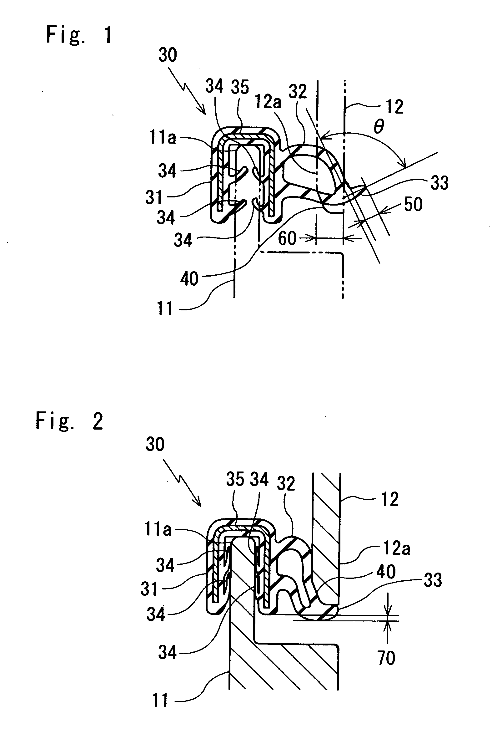 Sealing structure of outboard motor
