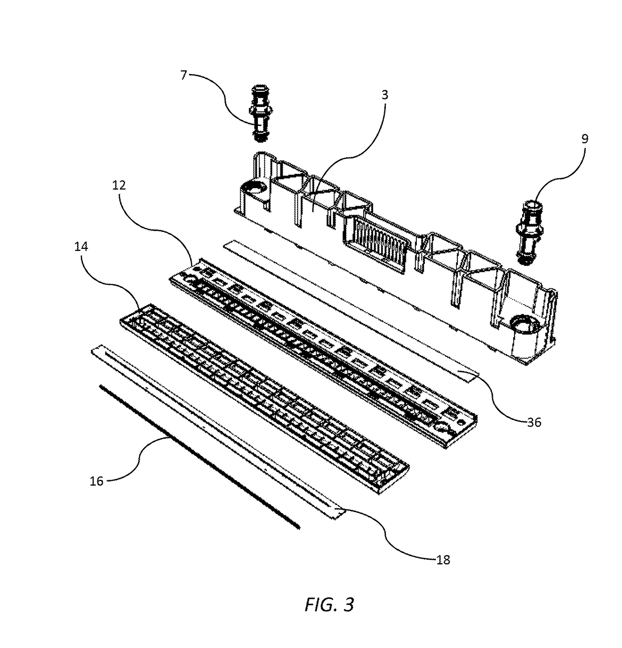 Inkjet printhead with flexible film compliance over fluid outlets