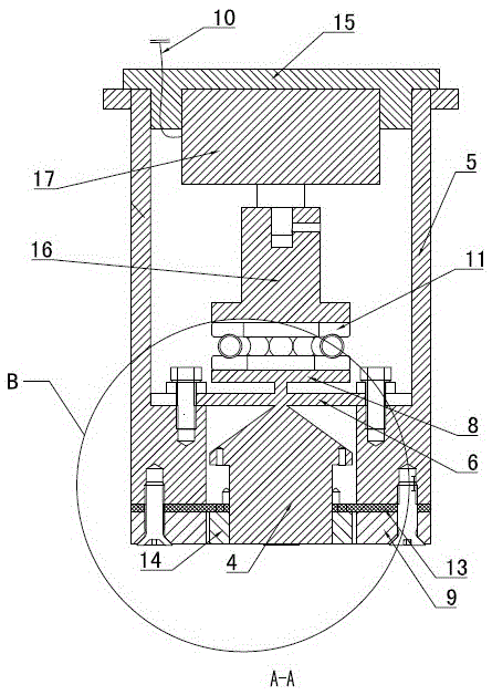 Pushing motor type swelling detecting device for compound tube mill and pre-swelling control method