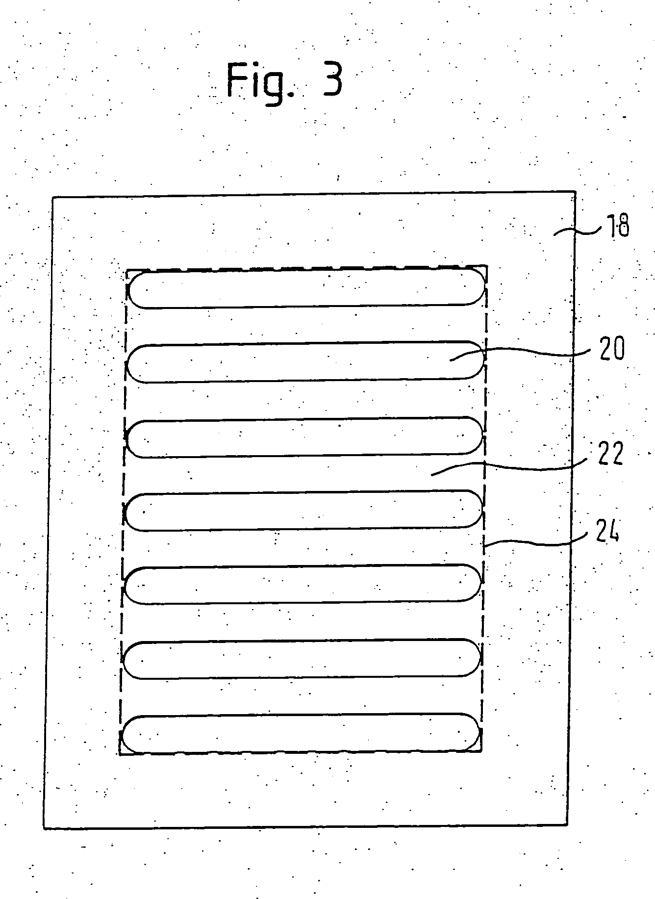Housing component for a device to be ventilated