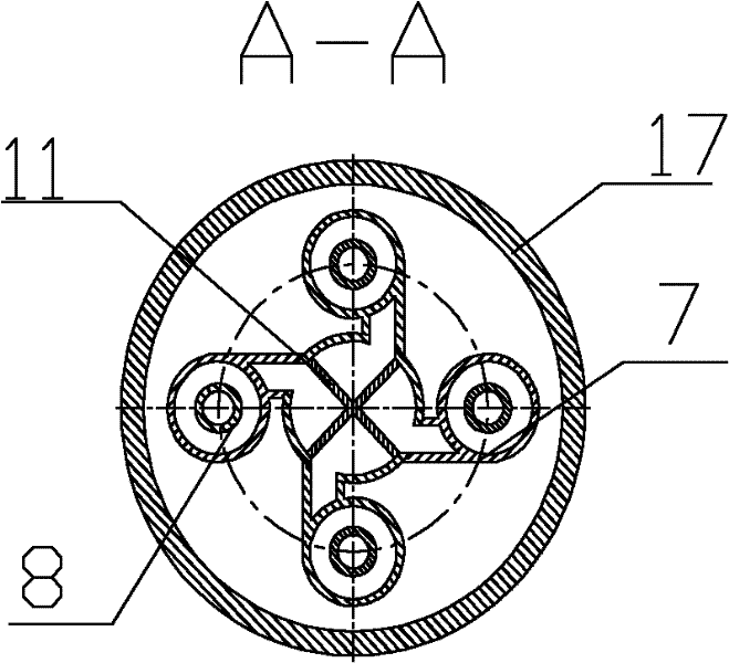 Cyclone water-powder-air separator