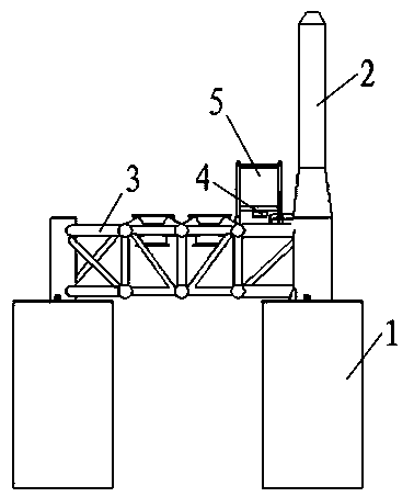 Self-installed ocean floor drilling template and installation method thereof