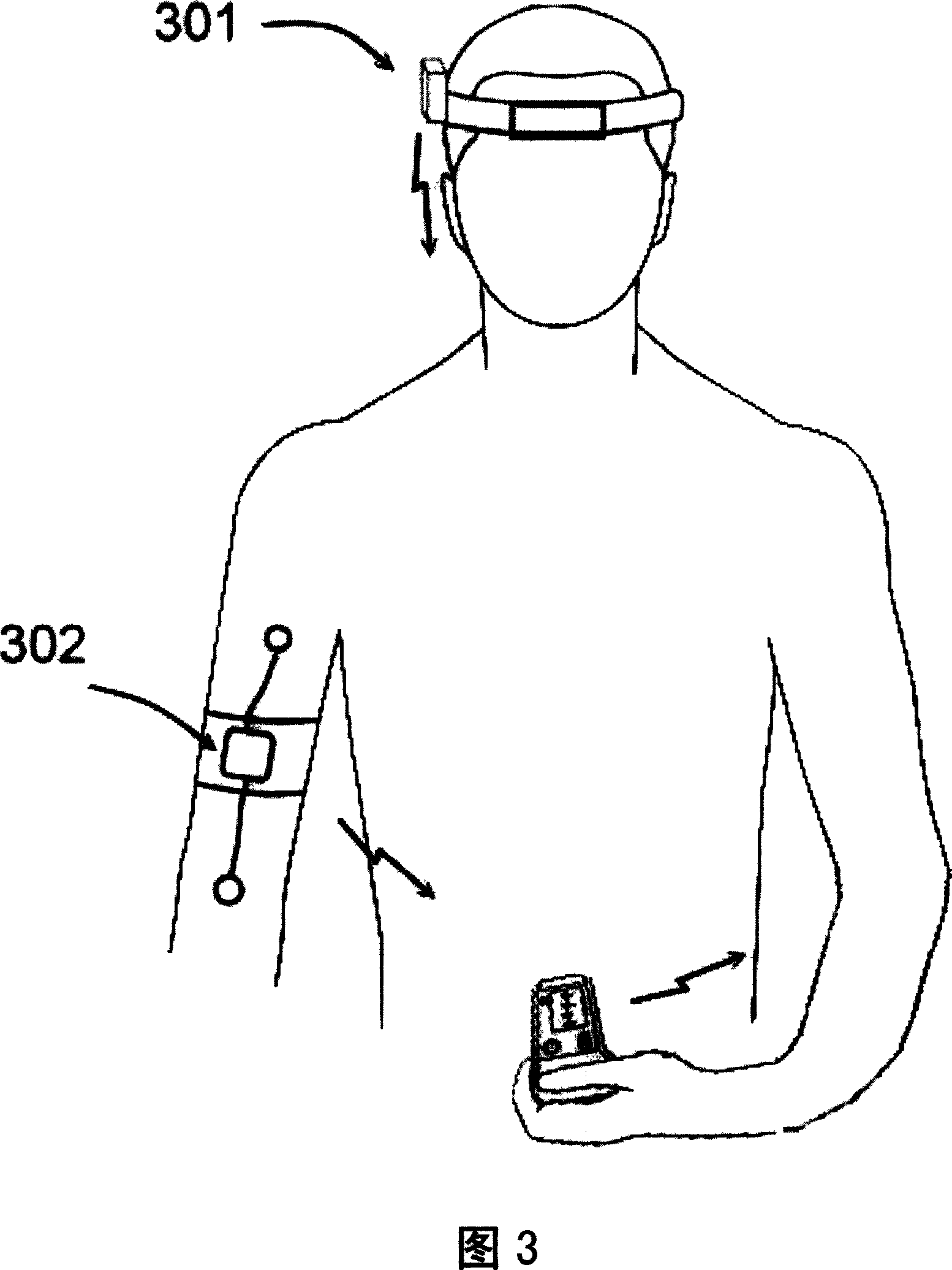 Portable wireless device for monitoring physiological signals