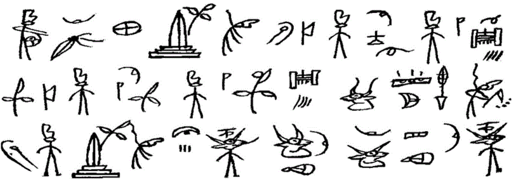 Method of digital acquisition and image processing for Dongba pictograph