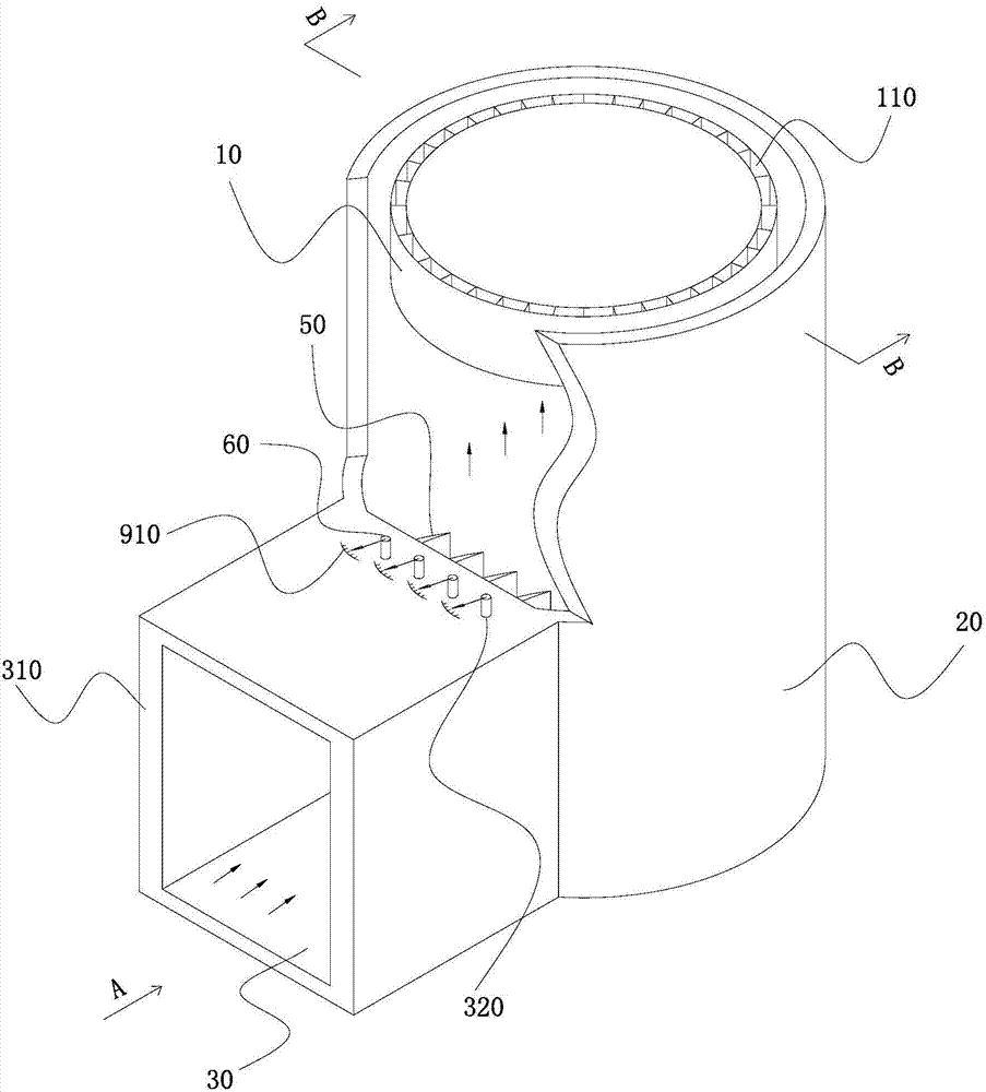 Air ring air speed distribution measurement and adjustment device and method of coal mill