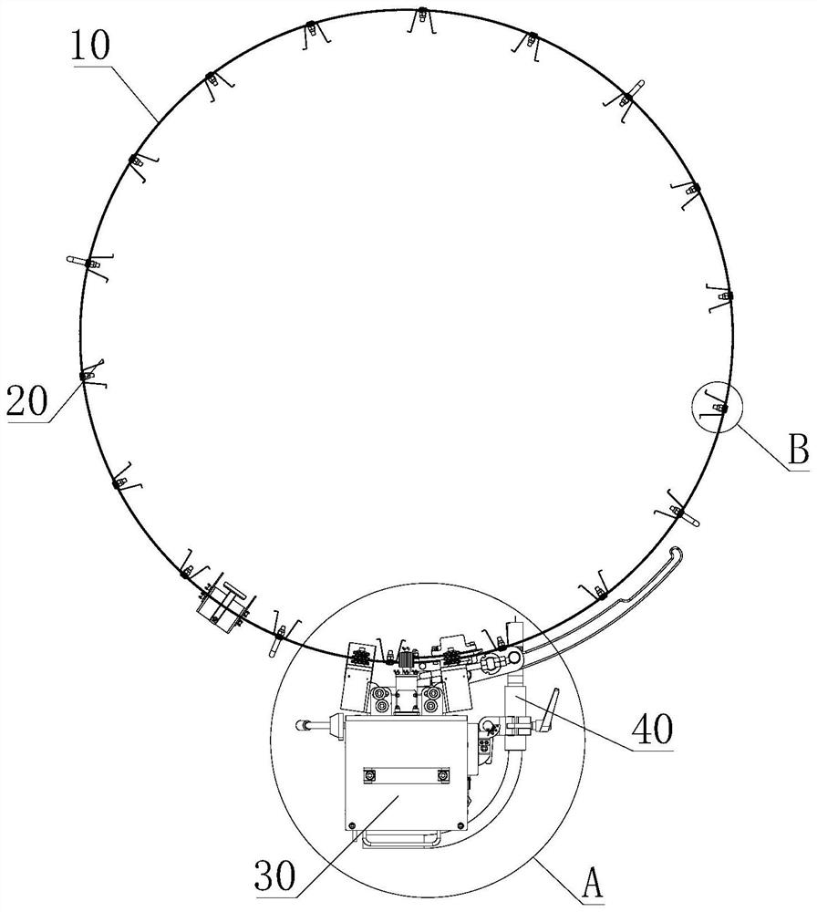 Tubular pile joint annular welding equipment capable of automatically identifying and compensating welding seam