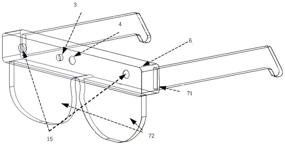 AR detection glasses for detecting position of parathyroid gland