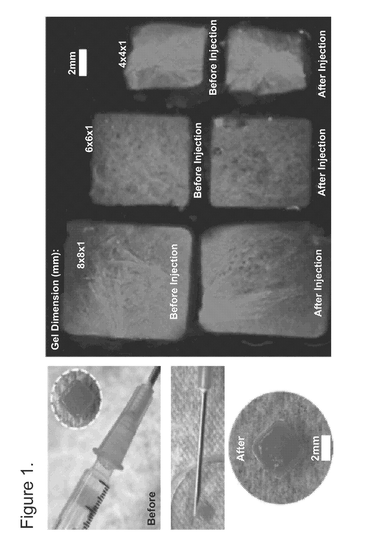 Injectable preformed macroscopic 3-dimensional scaffolds for minimally invasive administration