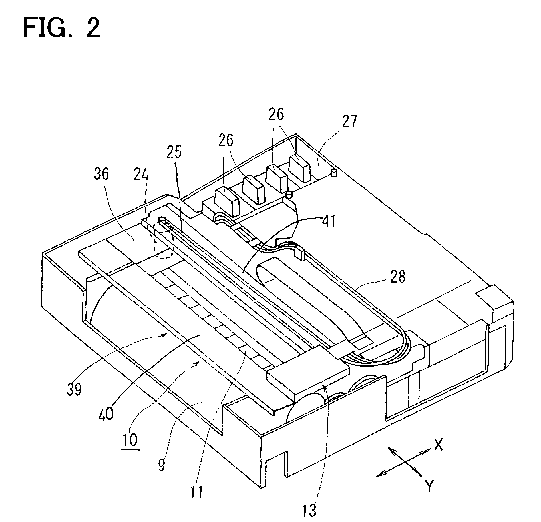Printer with force transmitting path selecting mechanism