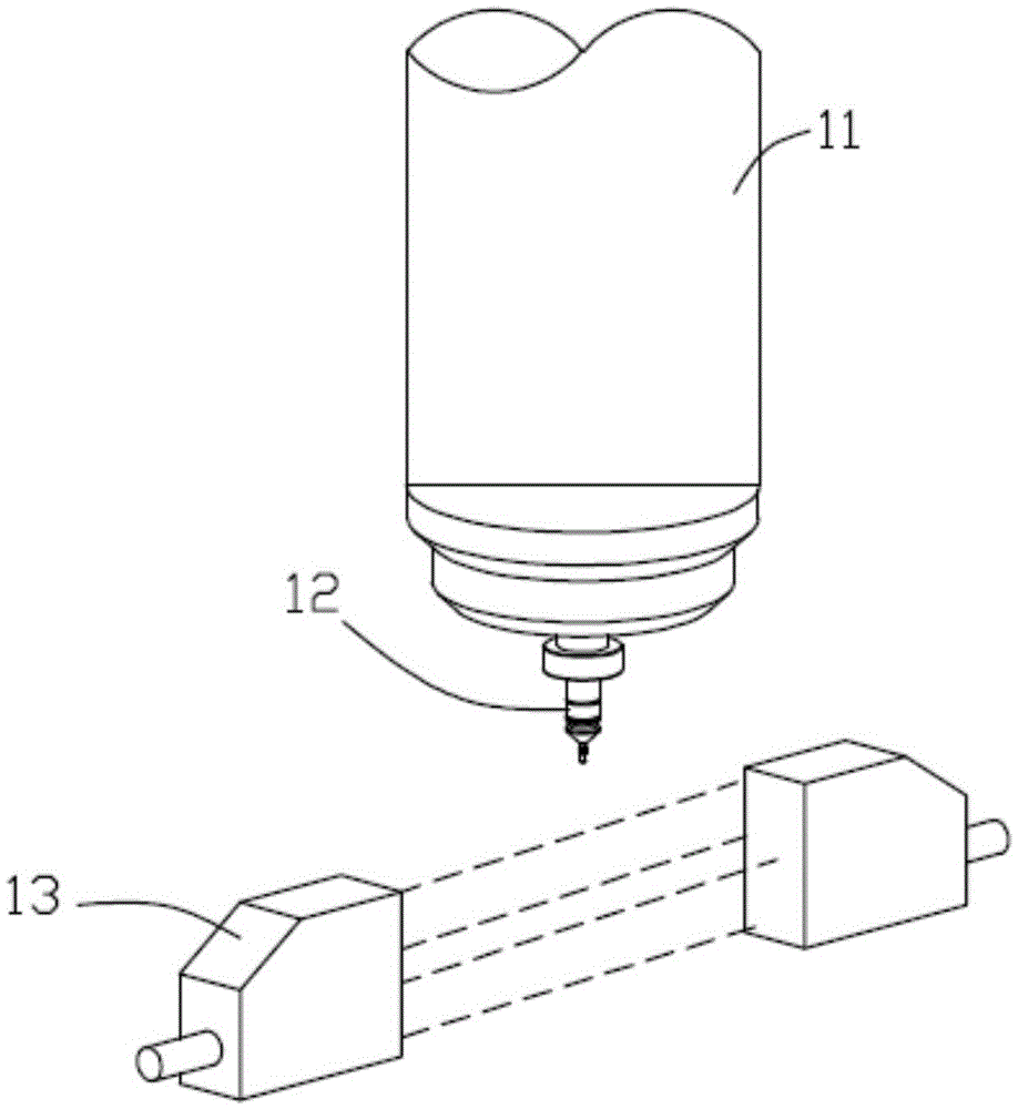Machining control method for glass engraving and milling machine