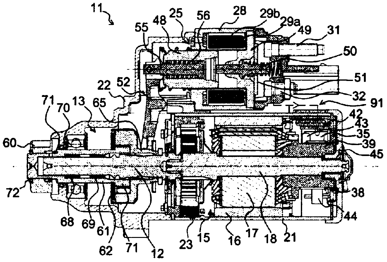 Motor vehicle starter provided with thermal protection system