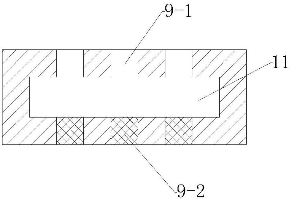 Filler reinforcement-based low-consumption and high-efficiency sewage treatment unit and system