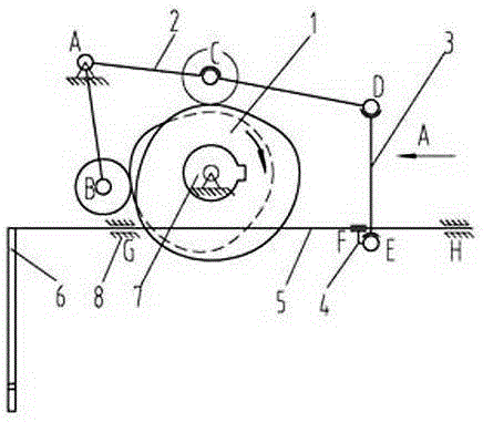 A turning mechanism of crochet needles driven by a servo motor