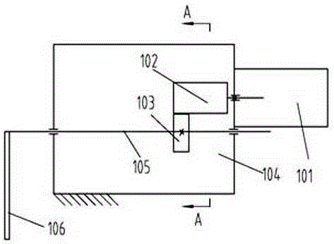 A turning mechanism of crochet needles driven by a servo motor