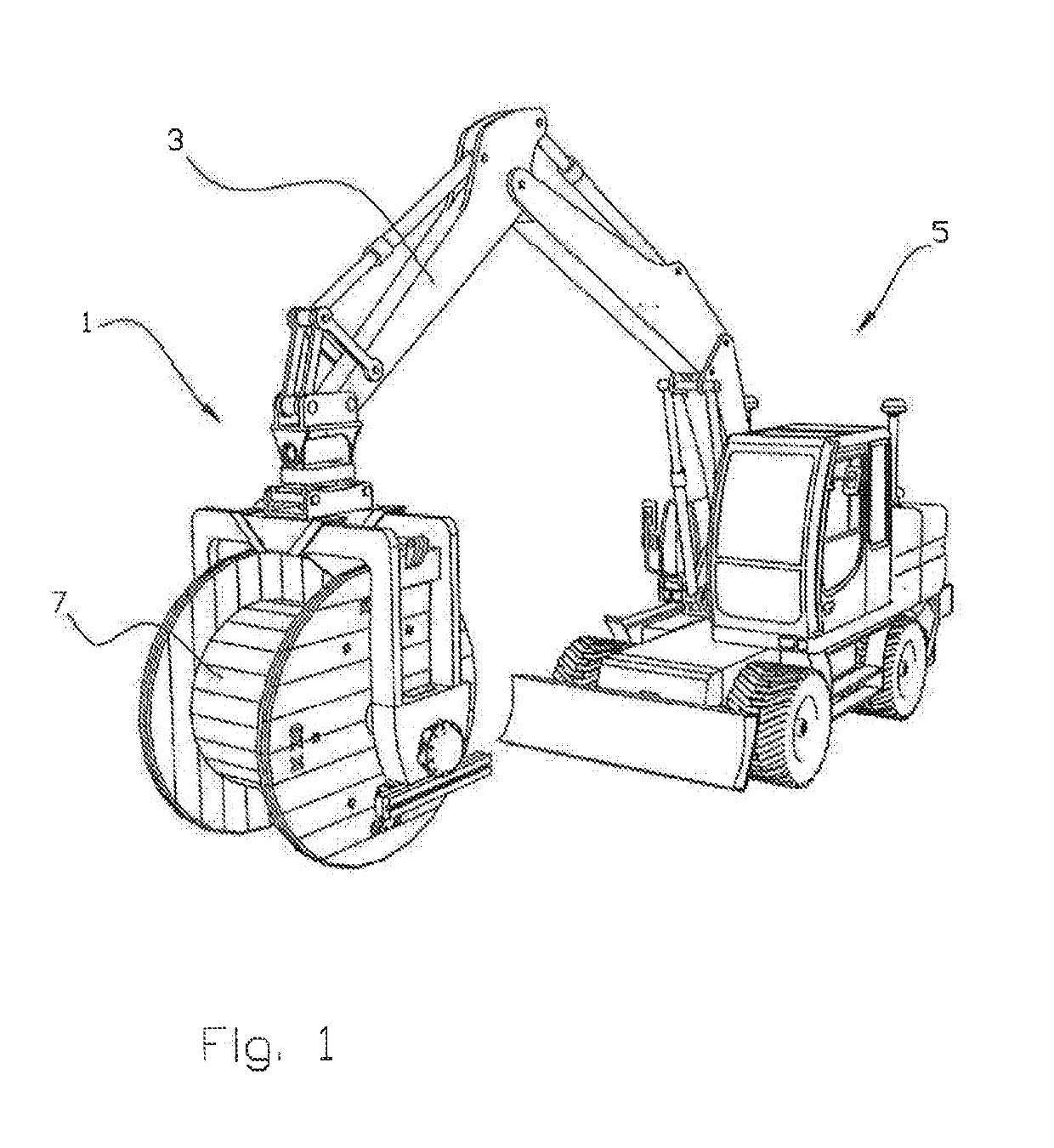 Cable Drum Feeding Tool for a Vehicle with a Lifting Device