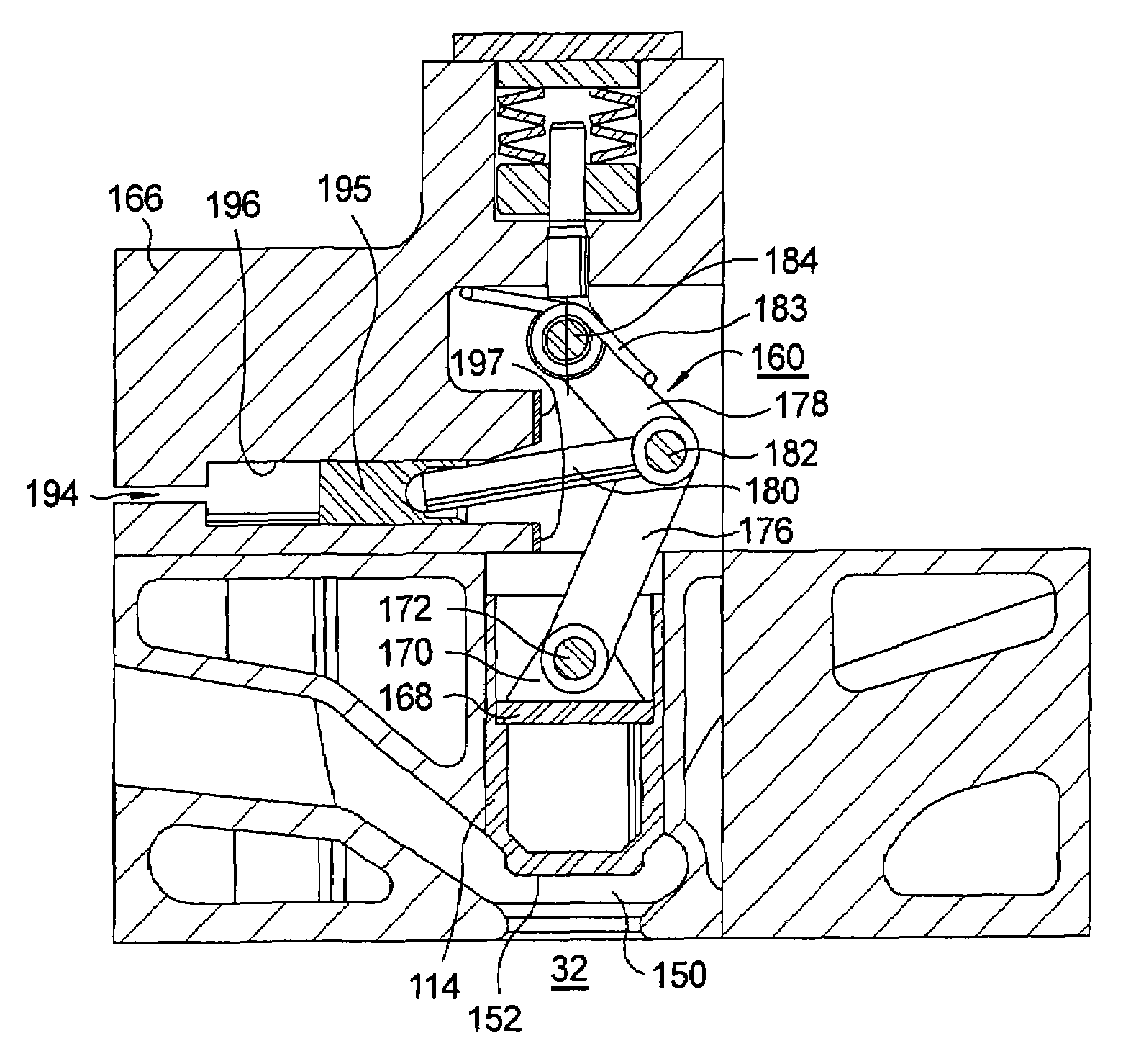 Outward-opening gas-exchange valve system for an internal combustion engine