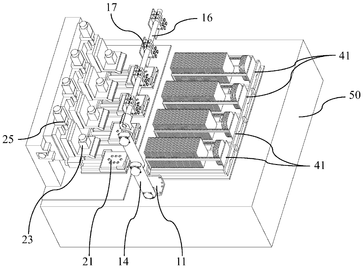 Material processing system based on multi-axis robot, and processing method thereof