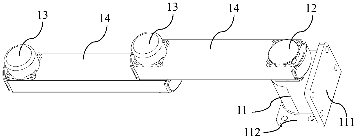 Material processing system based on multi-axis robot, and processing method thereof