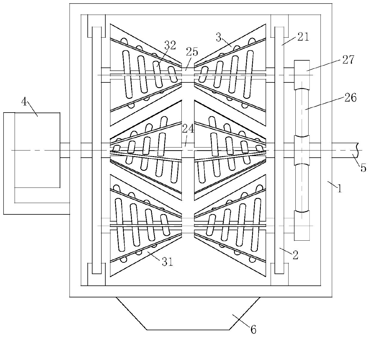 A water-cooled air conditioner evaporator