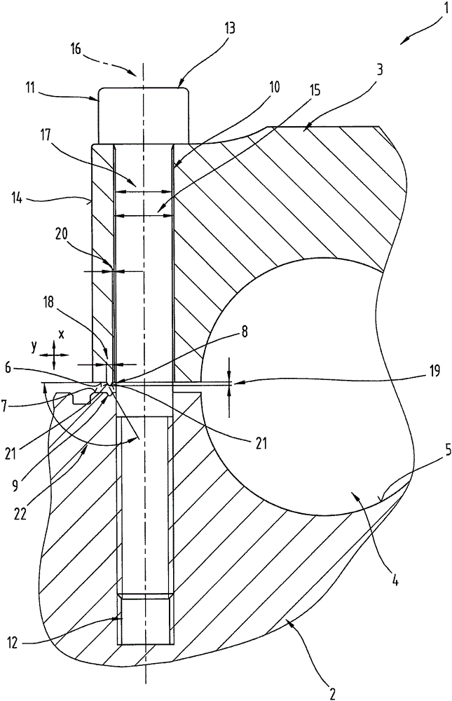 Split type bearing assembly