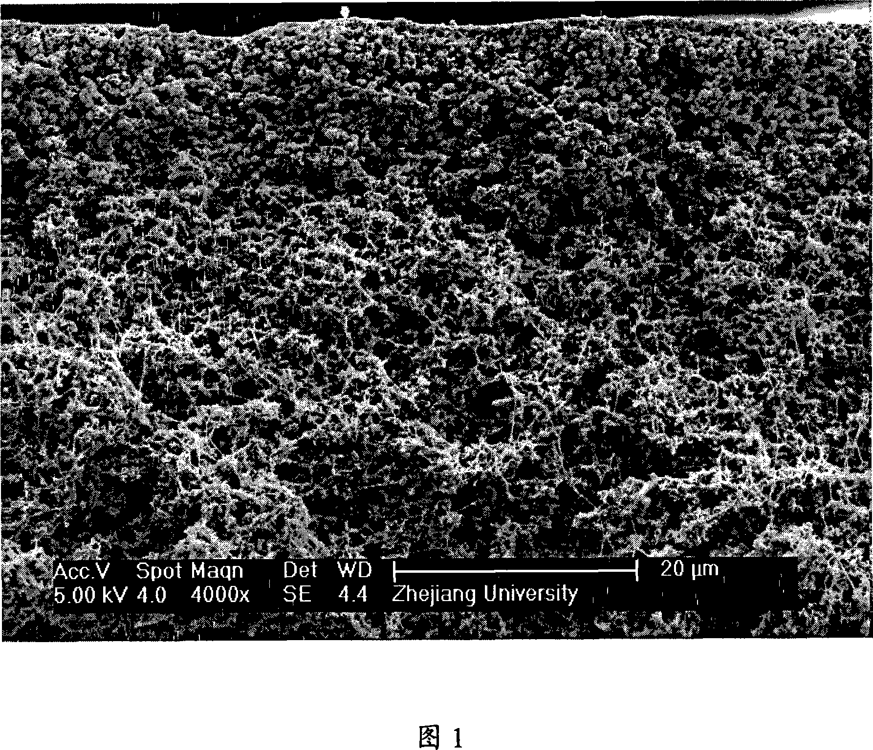 Method for producing vinylidene difluoride planar ultrafiltration membrane with gradient structure