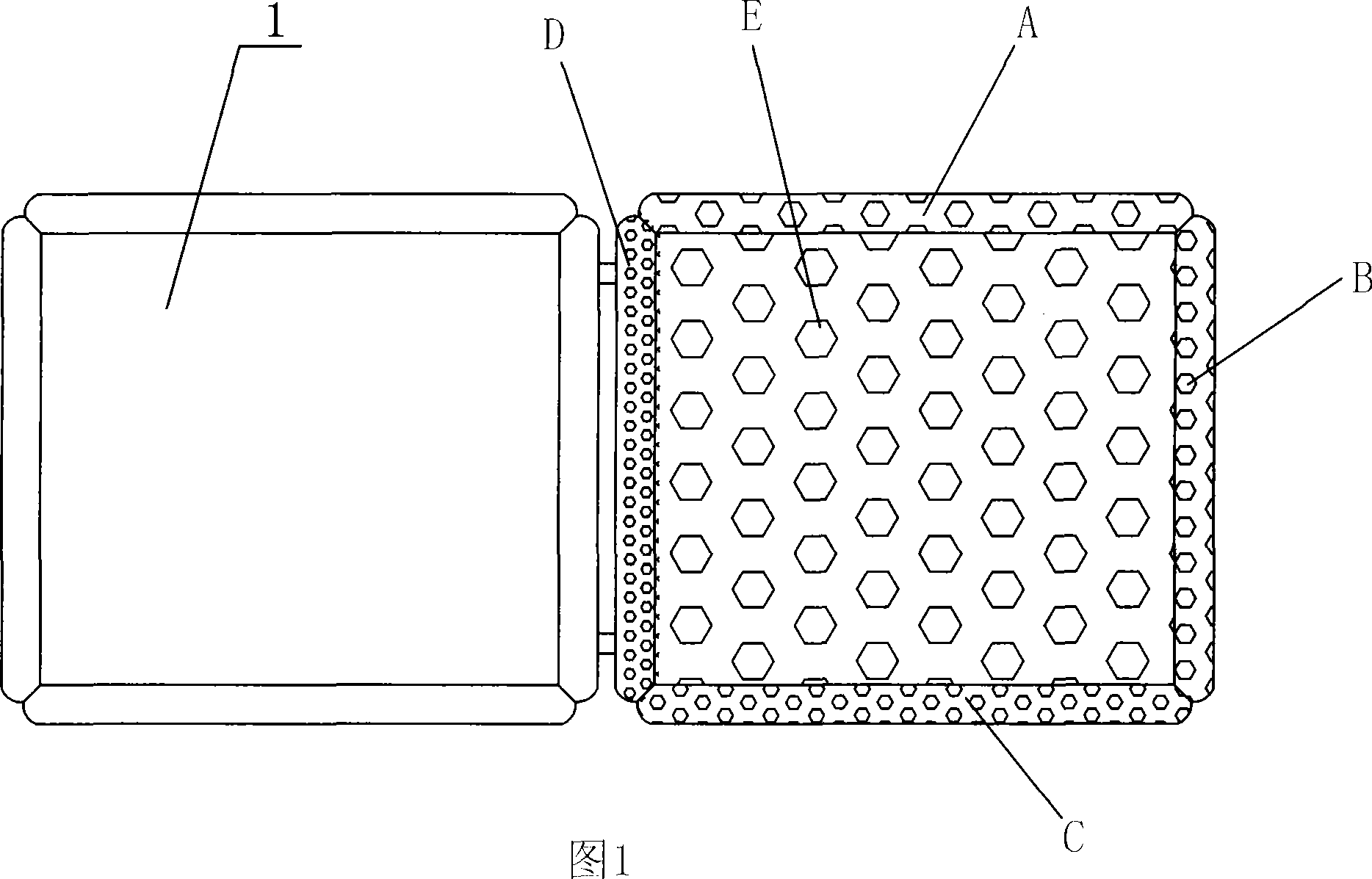 Seamless assembly large screen displayed with multi-unit image and assembly method thereof