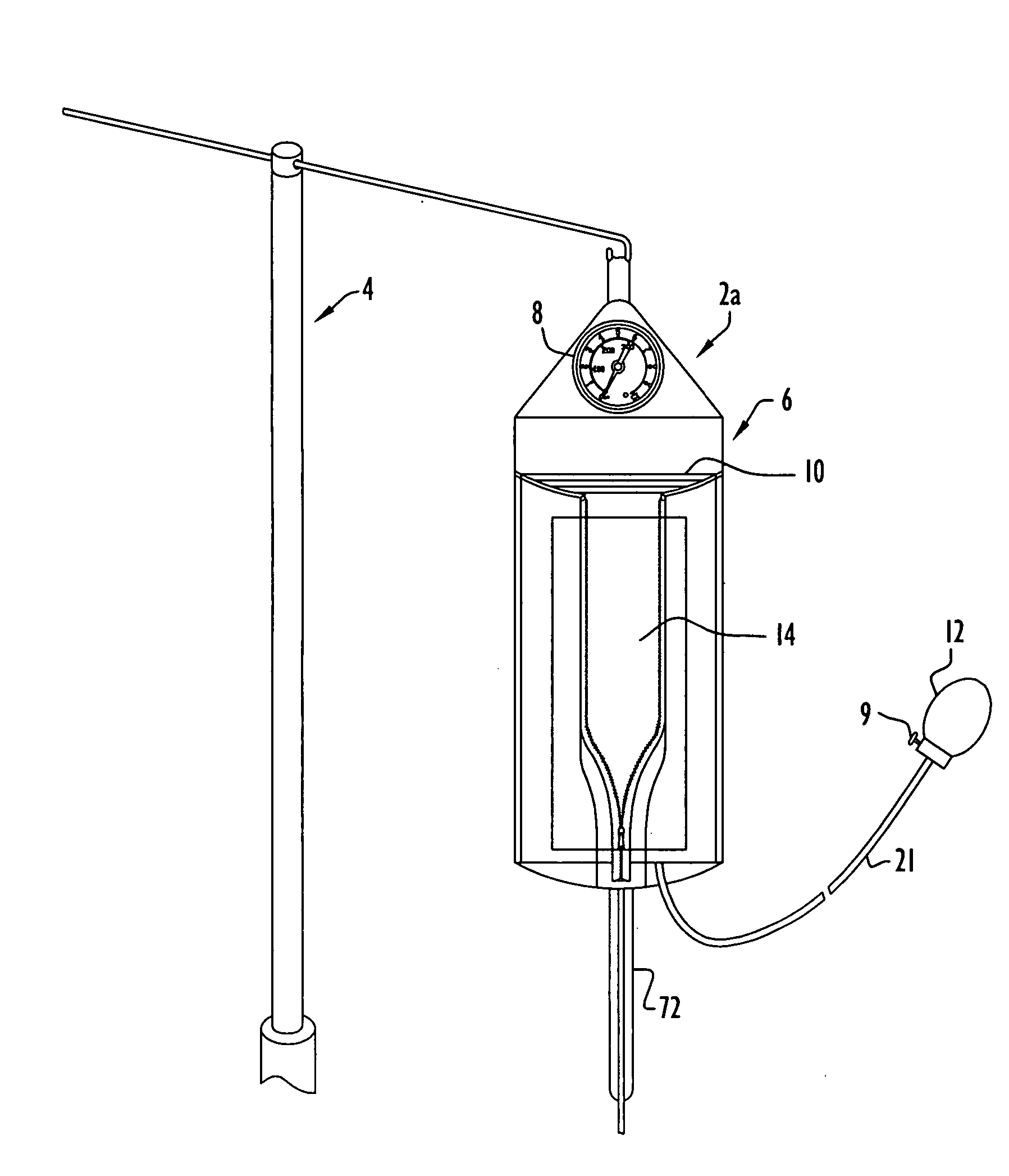 Method and apparatus for pressure infusion and temperature control of infused liquids