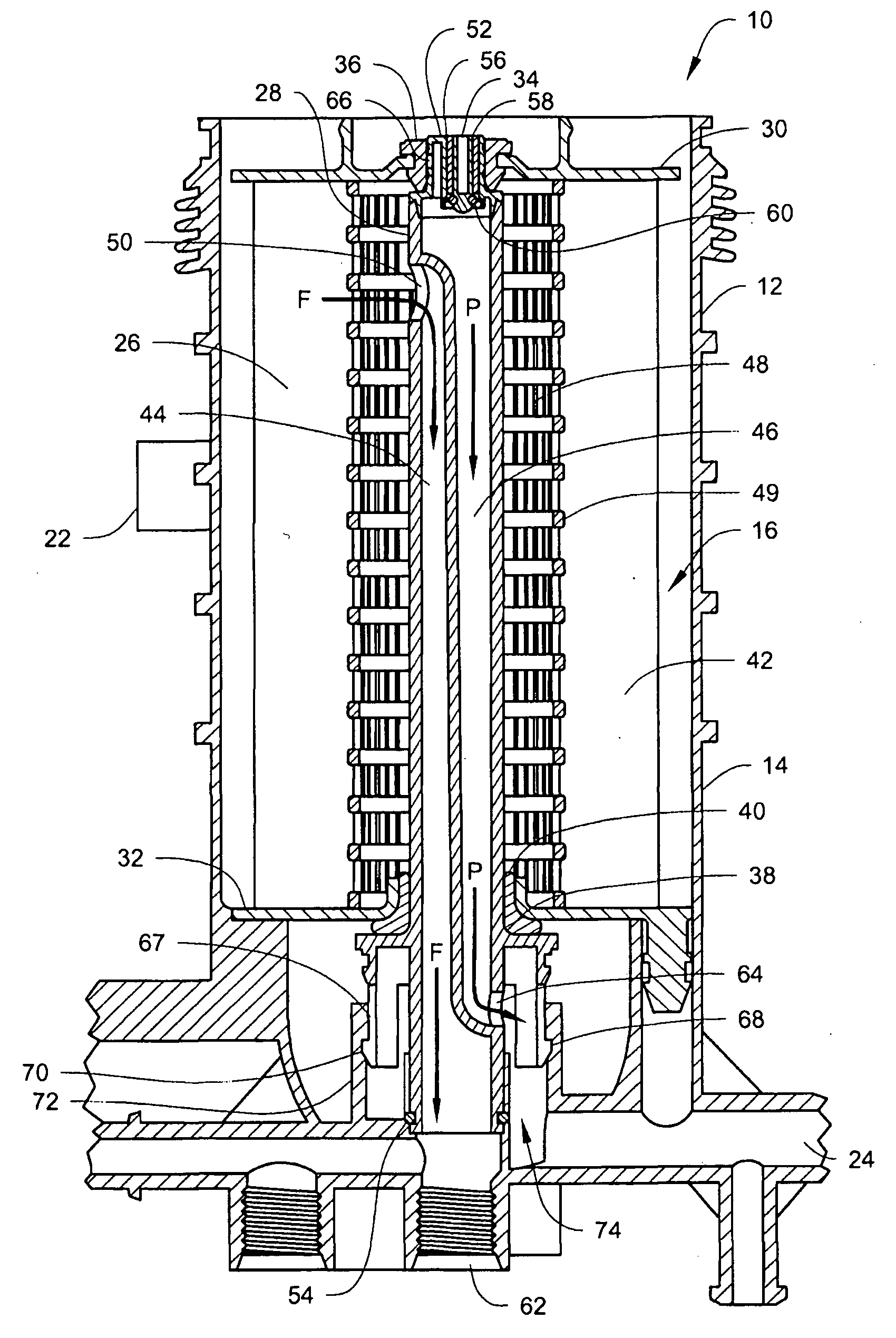 Standpipe with integrated regulator valve