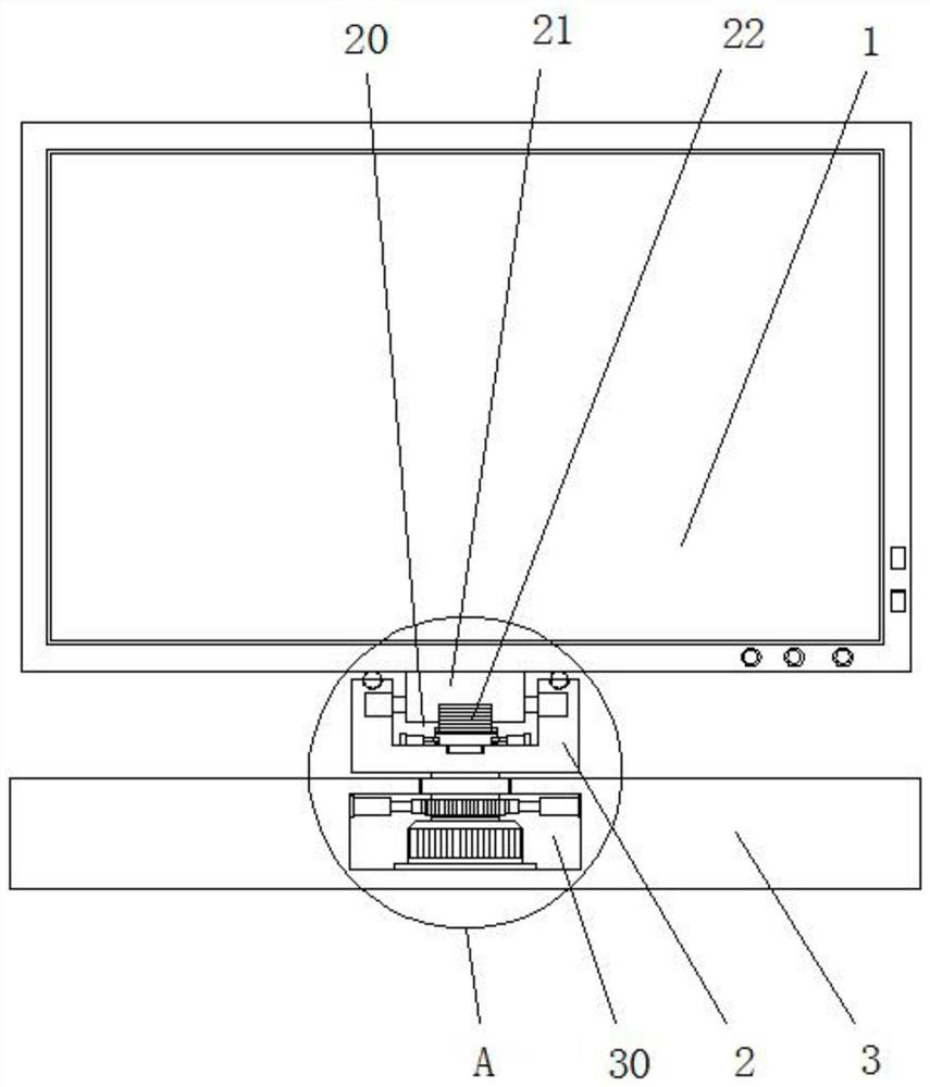 Information display device for computer information engineering