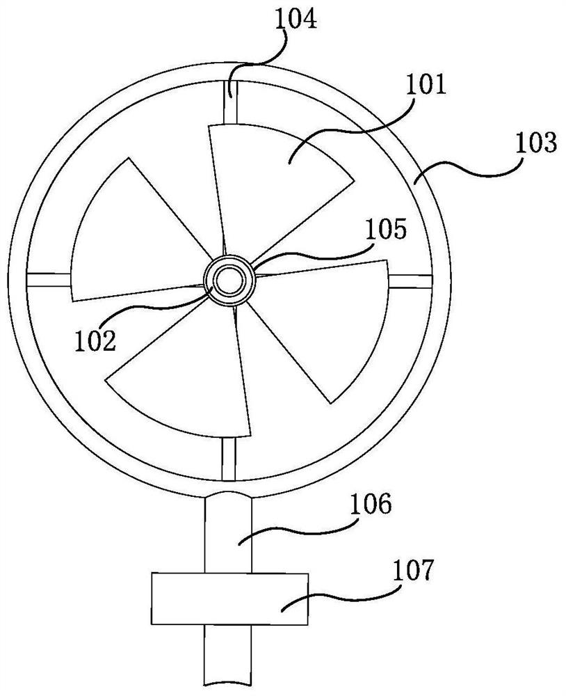 Mist water collecting device and preparation method of mist water collecting blade