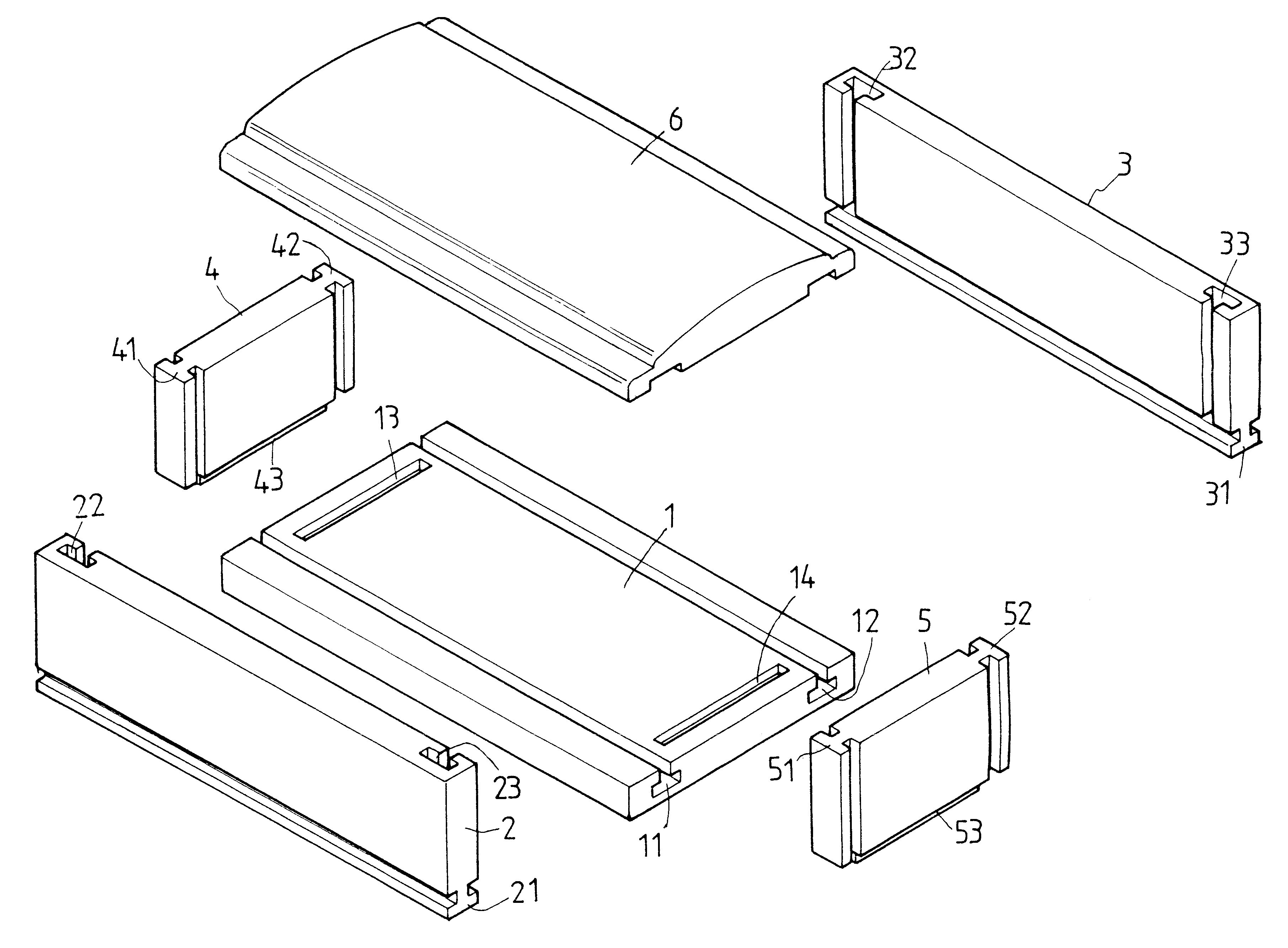 Structure of a coffin