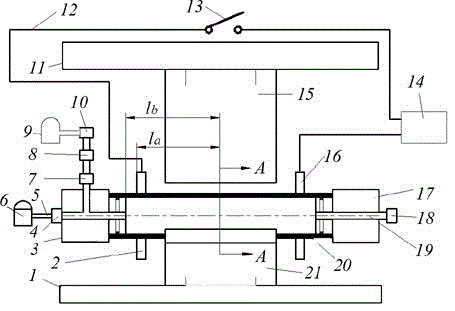 A low-pressure thermoforming device and method for hollow components made of high-strength or low-plastic materials