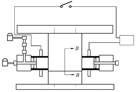 A low-pressure thermoforming device and method for hollow components made of high-strength or low-plastic materials