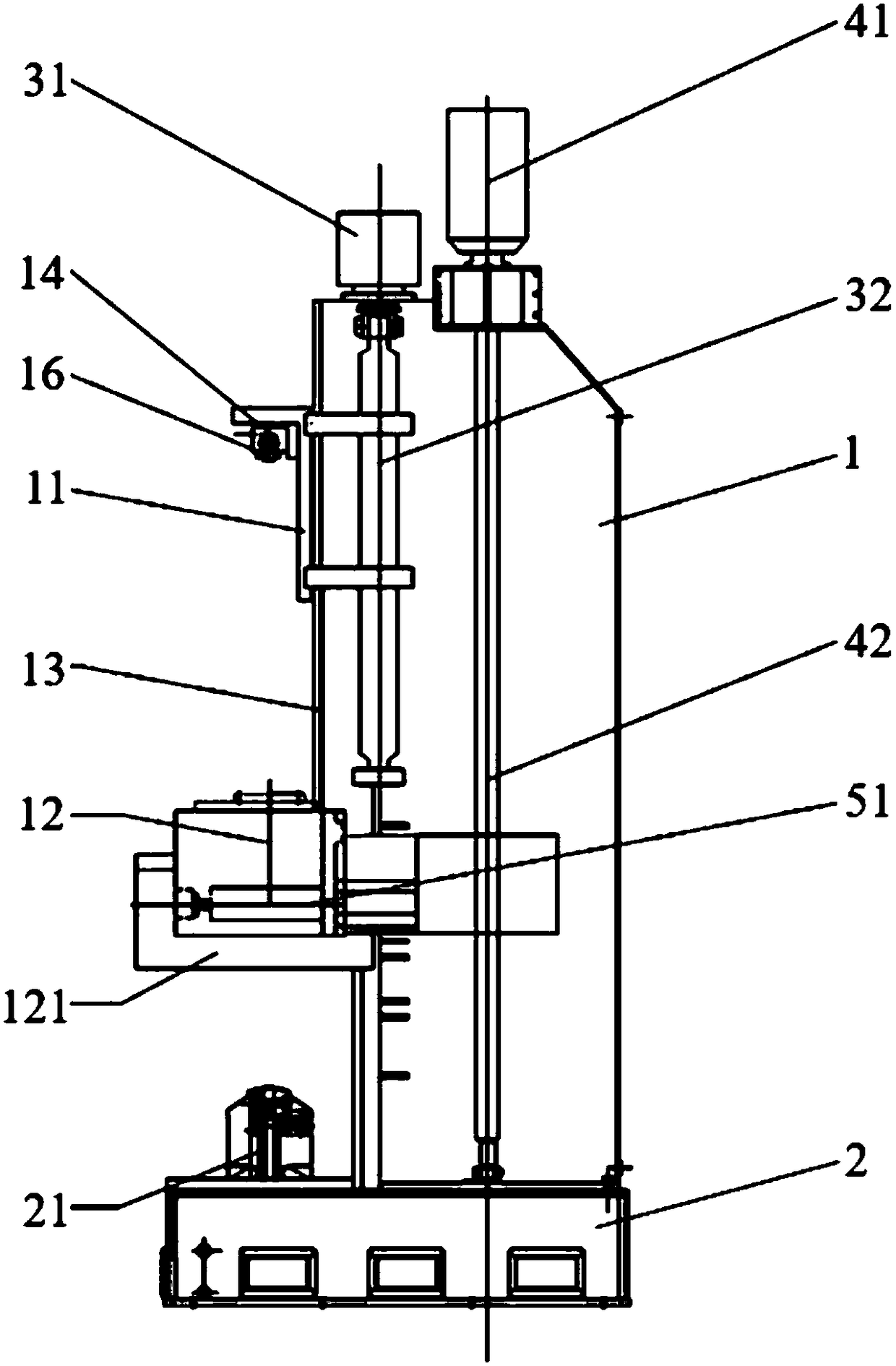Device for broaching spline and using method thereof